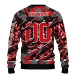 Customized Bournemouth Skull Horde Red Sweater Best Selling