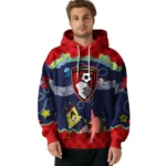 Customized Bournemouth Spongebob Patrick Star Red Navy Hoodie Best Selling