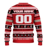 Customized Bournemouth Tent Stripes Red White Sweater Best Selling