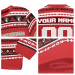 Customized Bournemouth Tent Stripes Red White Sweater Best Selling