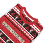 Customized Bournemouth Tent Stripes Red White Sweater Best Selling