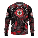 Customized Brentford Antlers Pattern Red Black Sweater Best Selling