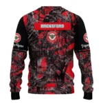 Customized Brentford Antlers Pattern Red Black Sweater Best Selling