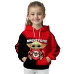Customized Brentford Baby Yoda Red Black Hoodie Best Selling