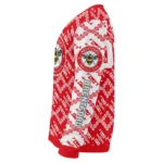 Customized Brentford Lattice Gridwork Red Sweater Best Selling