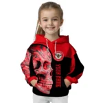 Customized Brentford Skull Motif Red Black Hoodie Best Selling