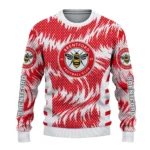 Customized Brentford Swirl Flow Red Sweater Best Selling