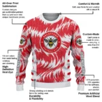 Customized Brentford Swirl Flow Red Sweater Best Selling
