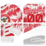 Customized Brentford Swirl Flow Red Sweater Best Selling