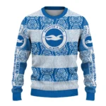 Customized Brighton Hove Albion Bulldog Motif Sweater Best Selling