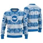 Customized Brighton Hove Albion Bulldog Motif Sweater Best Selling
