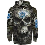 Customized Brighton Hove Albion Camo Skull Hoodie Best Selling