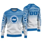 Customized Brighton Hove Albion Diamond Mesh Sweater Best Selling