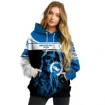 Customized Brighton Hove Albion Grim Reaper Blue Black Hoodie Best Selling