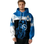 Customized Brighton Hove Albion Grim Reaper Blue Black Hoodie Best Selling