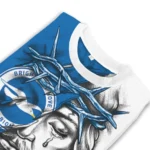 Customized Brighton Hove Albion Jesus Tears Blue White Sweater Best Selling