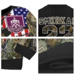 Customized Burnley American Flag Claw Sweater Best Selling