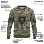 Customized Burnley Camouflage Blend Sweater Best Selling