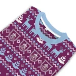 Customized Burnley Christmas Designs Burgundy Sweater Best Selling