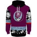 Customized Burnley Grateful Vibes Burgundy Hoodie Best Selling