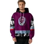 Customized Burnley Grateful Vibes Burgundy Hoodie Best Selling