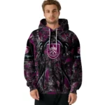 Customized Burnley Hunting Theme Burgundy Black Hoodie Best Selling