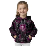 Customized Burnley Hunting Theme Burgundy Black Hoodie Best Selling
