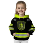 Customized Burnley Safety Motif Black Neon Green Hoodie Best Selling