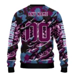 Customized Burnley Skull Horde Burgundy Sweater Best Selling