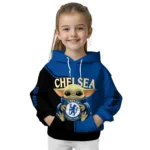 Customized Chelsea Baby Yoda Royal Blue Black Hoodie Best Selling