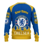 Customized Chelsea Flame Border Royal Blue Sweater Best Selling