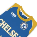 Customized Chelsea Flame Border Royal Blue Sweater Best Selling