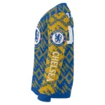 Customized Chelsea Lattice Gridwork Royal Blue Sweater Best Selling