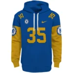 Customized Chelsea Minimal Design Royal Blue Hoodie Best Selling