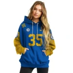 Customized Chelsea Minimal Design Royal Blue Hoodie Best Selling