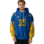 Customized Chelsea Minimal Design Royal Blue Hoodie Best Selling