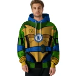 Customized Chelsea Superhero Armor Royal Blue Green Hoodie Best Selling