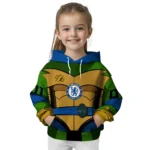 Customized Chelsea Superhero Armor Royal Blue Green Hoodie Best Selling