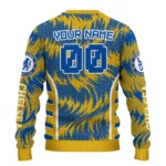 Customized Chelsea Swirl Flow Royal Blue Sweater Best Selling