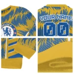 Customized Chelsea Swirl Flow Royal Blue Sweater Best Selling