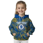 Customized Chelsea Tie Dye Pattern Royal Blue Hoodie Best Selling
