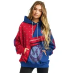 Customized Crystal Palace Abstract Shape Blue Hoodie Best Selling