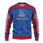 Customized Crystal Palace Chevron Pattern Blue Sweater Best Selling