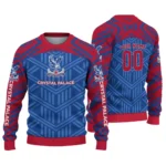 Customized Crystal Palace Chevron Pattern Blue Sweater Best Selling
