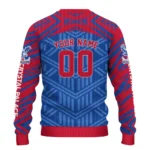 Customized Crystal Palace Chevron Pattern Blue Sweater Best Selling