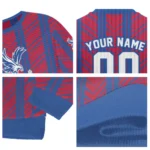 Customized Crystal Palace Chevron Rows Blue Sweater Best Selling