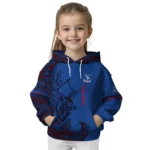 Customized Crystal Palace Deer Silhouette Blue Hoodie Best Selling