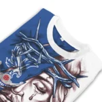 Customized Crystal Palace Jesus Tears Blue White Sweater Best Selling