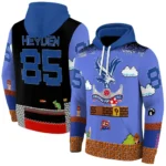 Customized Crystal Palace Mario Blue Black Hoodie Best Selling