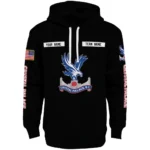 Customized Crystal Palace Punisher Skull Black Hoodie Best Selling